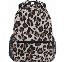 ALAZA Leopard Spotted Cheetah Print Backpacks For Girls Boys School Backpack Kids Bookbag 3rd 4th 5th Grade Elementary Travel Laptop Shoulder Bag Students Daypacks