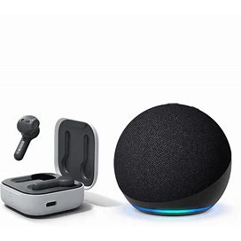 Amazon Echo Dot Smart Speaker Charcoal With Echo Buds 2023 Release
