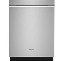 Whirlpool Top Control 24-In Built-In Dishwasher With Third Rack (Fingerprint Resistant Stainless Steel), 41-Dba | WDTA80SAKZ