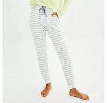 Women's Sonoma Goods For Life® Waffle Knit Jogger Pajama Pants, Size: XXL, White