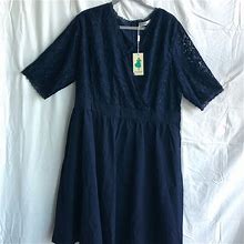 Nemidor Dresses | Never-Worn Nemidor Dark Blue Lace Dress | Color: Blue | Size: 22