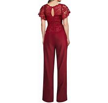 Mother Of The Bride Lace Jumpsuits With Sleeves Pantsuits Formal Evening Gowns Chiffon Wedding Guest Dresses For Women