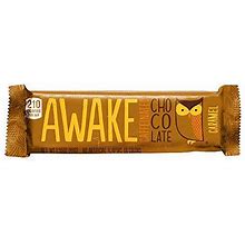 Awake Caffeinated Chocolate Energy Bar, Caramel Chocolate Energy Bar, 1 Bar Equa