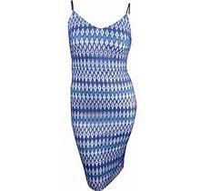 Guess Women's Lace Slip Dress (14, Blue)