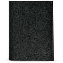 Longchamp Men's Le Foulonné Bifold Leather Wallet - Black