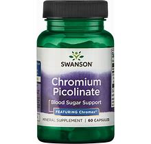 Swanson Best Weight-Control Formulas Chromium Picolinate - Featuring Chromax Vitamin | 200 Mcg | 60 Caps