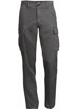 Men's Tall Traditional Fit Comfort-First Knockabout Cargo Pants - Lands' End - Gray - 42