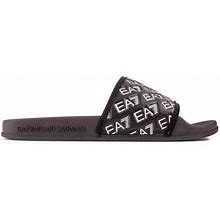 Ea7 Logo Wrap Sandals