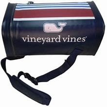 Vineyard Vines Sling Cooler Patriotic Pink Whale 10 Can Tote Bag