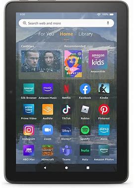 Amazon Fire HD 8 Plus Tablet, 8" HD Display, 64 GB, 30% Faster Processor, 3GB RAM, Wireless Charging, (2022 Release), Gray