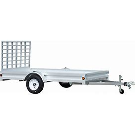 Stirling 6-Ft X 10-Ft Steel Utility Trailer With Ramp Gate (2298-Lb Capacity) | 504082