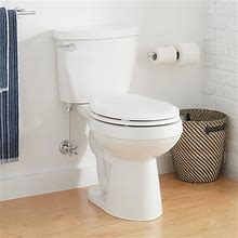 Bradenton Two-Piece Round Toilet With 10" Rough-In - 16" Bowl Height - White | Porcelain | Signature Hardware