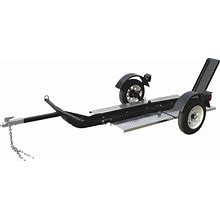 Single Rail Foldable Motorcycle Trailer / Pull Behind Motorcycle Cargo Trailer