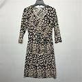 CK Calvin Klein Women 3/4 Sleeve Sheath Dress Size 10 Polyester M094 -11