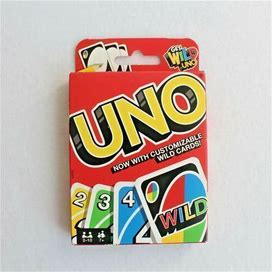 UNO GET WILD With CUSTOMIZABLE Wild Cards 2-10 Players Ages 7+ NEW SEALED