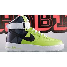 Nike Air Force 1 High Mountain Dew B Street Shoes Size 10 Green Black