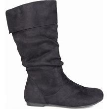 Women's Journee Collection Shelley-3 Mid Calf Boot In Black Size 6