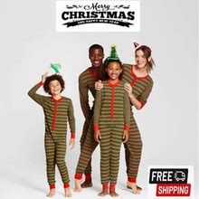 Gueuusu Christmas Family Matching Pajamas Women Jammies Men Clothes Sleepwear Long Sleeve Pjs