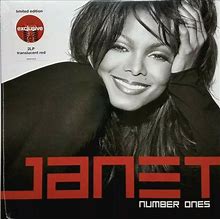 Janet Jackson Number Ones Exclusive Limited Edition Translucent Red 2X Vinyl