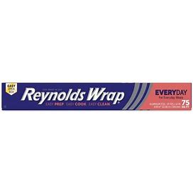 Reynolds PAC F28015 Standard Aluminum Foil Roll, 12 X 75 Ft, Silver, P