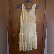 Cato Dresses | Nwt Cato Dress Size Lg | Color: Yellow | Size: L