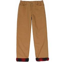 Men's Flannel Lined Pants,Soft Washed, Khaki / 36W X 32L