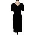 Liz Claiborne Cocktail Dress - Midi: Black Dresses - Women's Size 10