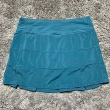 Lululemon Athletica Skirts | Lululemon Pace Rival Skirt Tall Persian Blue | Color: Blue/Green | Size: 4