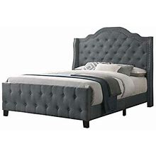 Best Quality Furniture Queen Bed, Gray
