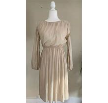 Vintage P.C.F. Petites Hal Ferman Pleated Dress Size Medium