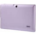 708 7.0 Inch Capacitive Screen Android 4.2.2 Tablet PC With WIFI Bluetooth, Dual Cameras, 360 Degree Menu Rotate, 4GB NAND Flash, CPU: Allwinner A23, 1.2Ghz (Purple)
