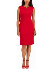 Image result for Red Jersey Dress