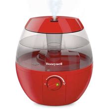 Honeywell HUL520R Mistmate Ultrasonic Cool Mist Humidifier, Red - Cool Mist Humidifier For Bedroom, Home Or Office