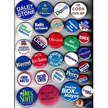 VINTAGE U.S. STATES & LOCAL CAMPAIGN BUTTON COLLECTION LOT 2