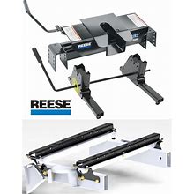 Reese 16K 5th Wheel Trailer Hitch + Slider + Rail Kit For 19-22 Ram 1500 Newbody