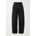 GOLDSIGN The Witkin High-Rise Straight-Leg Jeans - Women - Black Jeans - XXL
