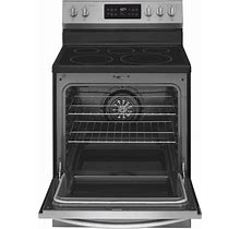 Frigidaire Gallery 30" Smudge-Proof Stainless Steel Freestanding Electric Range With Steam Clean