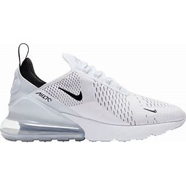 Nike Men's Air Max 270 Shoes, Size 7.5, White/Black/White