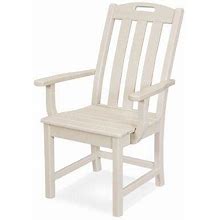 Trex Outdoor Yacht Club Dining Arm Chair Plastic/Resin In Brown | 38.44 H X 24.81 W X 25.5 D In | Wayfair TXD230SC