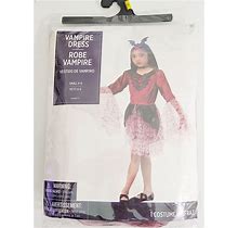 Vampire Dress Halloween Costume Girls Size Medium 8-10