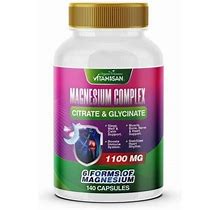 High Absorption Magnesium Citrate Supplement 140 Capsules