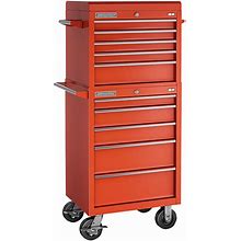 Champion Tool Storage FM Pro Series 20" X 27" Red 10-Drawer Top Chest / Mobile Storage Cabinet FMP2710RC-RD