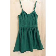 Mossimo Green W/Navy Stripe Sun Dress Size S/P