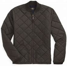 Ralph Lauren Quilted Twill Jacket - Size XL In Vintage Black