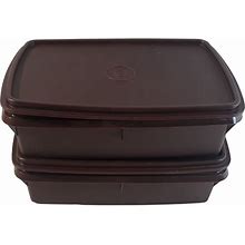Tupperware Set Of 2 Stow N Go Divided Storage Craft Box