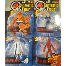 Hasbro Marvel Legends Fantastic Four Set( 4 ) Torch,Thing ,Mr