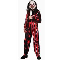 Buyseasons Men's Evil Clown Suit Adult Costume - Red