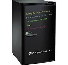 Frigidaire 32 Cu Ft Retro Dry Erase Compact Refrigerator (EFR331BLACK) Black Crowdfused ,