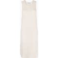 Nanushka - Zeno Ribbed-Knit Midi Dress - Women - Recycled Polyamide/Organic Cotton - S - Neutrals