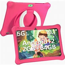 Kids Tablet, 10 Inch Android 13 Tablet For Kids, 2GB +32Gb, Kid Mode Pre-Installed, Kid-Proof Case